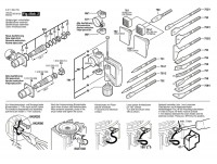 Bosch 0 611 309 741 GSH 5 CE Un-Demolition Hammer 110 V / GB Spare Parts GSH5CE
